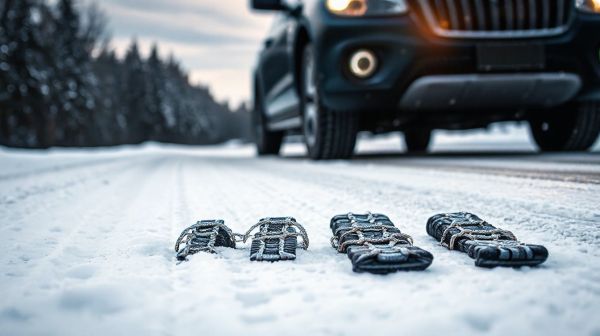 Guide d'achat des chaînes et chaussettes 225/55 R17 pour l'hiver