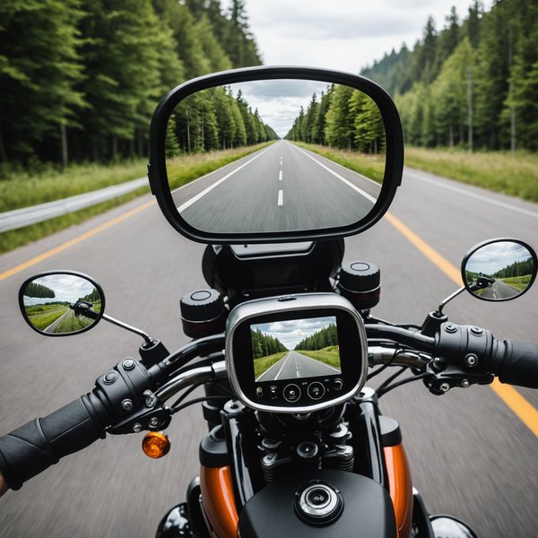 Quels sont les avantages des rétroviseurs avec caméra intégrée pour les motos?